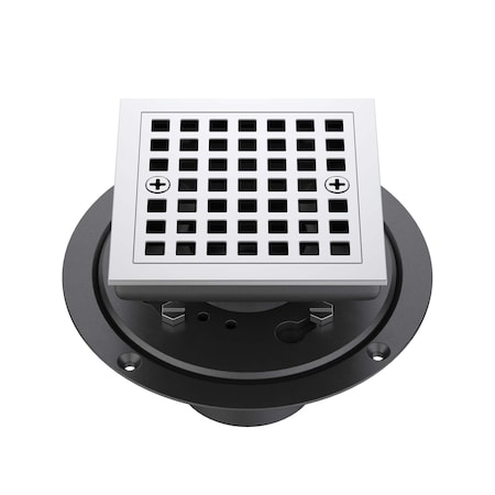 Kibi 4in Tile-In Shower Drain - Chrome KFD0401BG